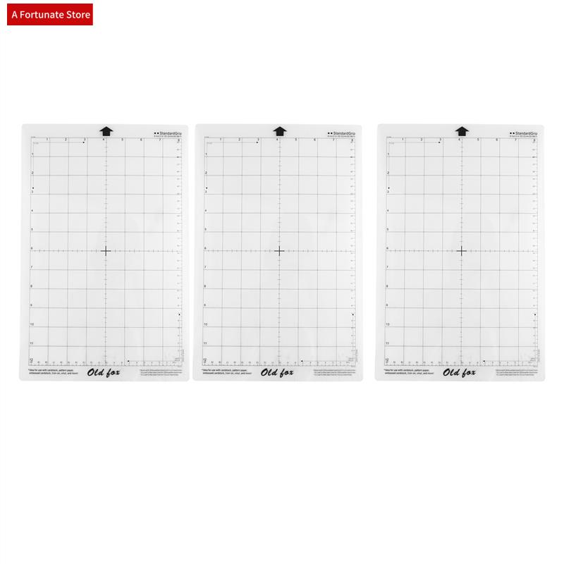 Plotter Cutting Mat - 9 個交換用カッティングマット粘着マット測定グリッド付き 8 × 12 インチシルエットカメオ