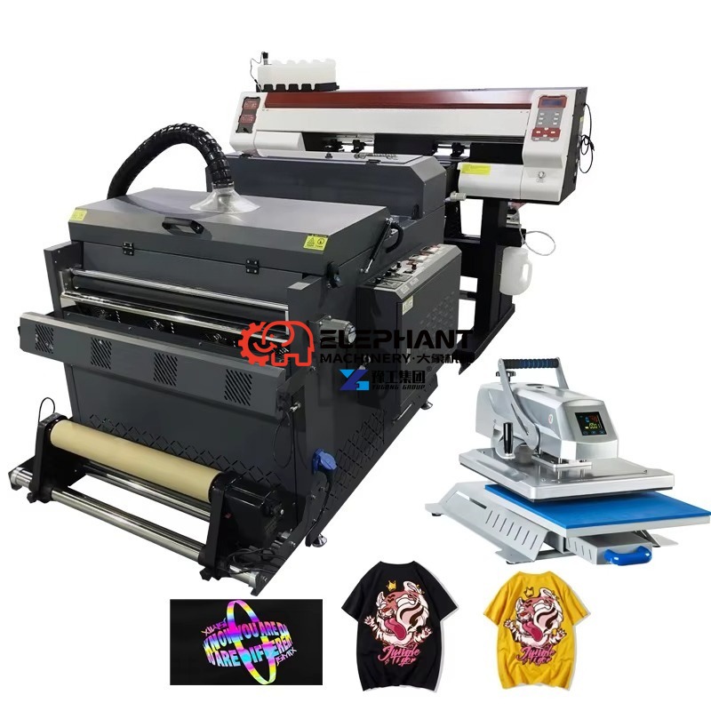 Commercial Printing Machine For Shirts - 業務用デュアルヘッド大型DTFプリンター PETフィルム熱転写印刷機 カスタムTシャツ・衣類プリント用