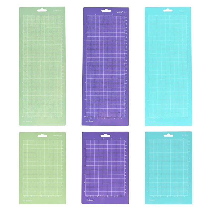 Plotter Cutting Mat - Y42A-6PCS カッティングマット カッタープロッター用 スーパーグリップ 6.5X4.5インチおよび12X4.5インチ カッティングパッド