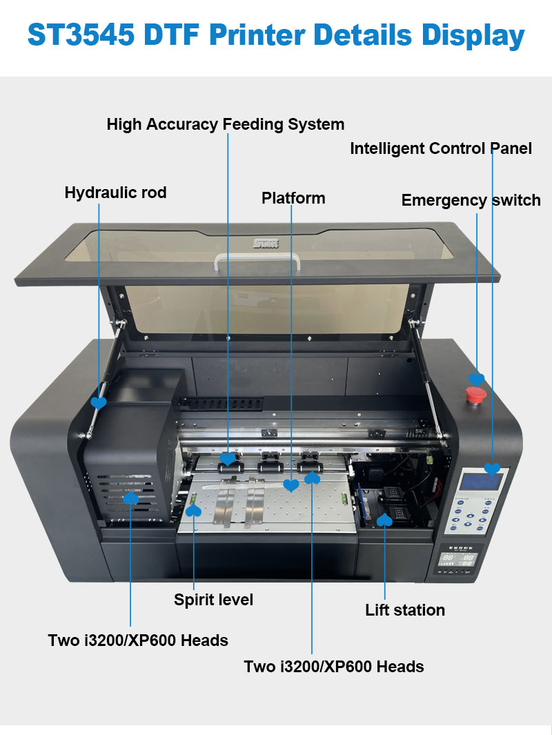 30CM A3 DTFプリンター Xp600/I3200A1 - Commercial Printing Machine For Shirts のレビューと価格