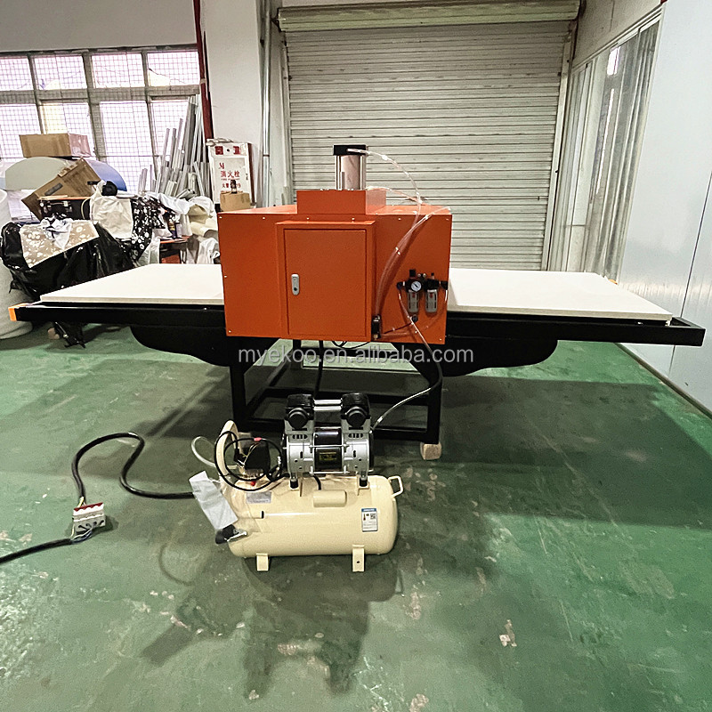 自動空気圧式ダブルステーション熱プレス機（Tシャツ印刷、カス - Commercial Printing Machine For Shirts のレビューと価格