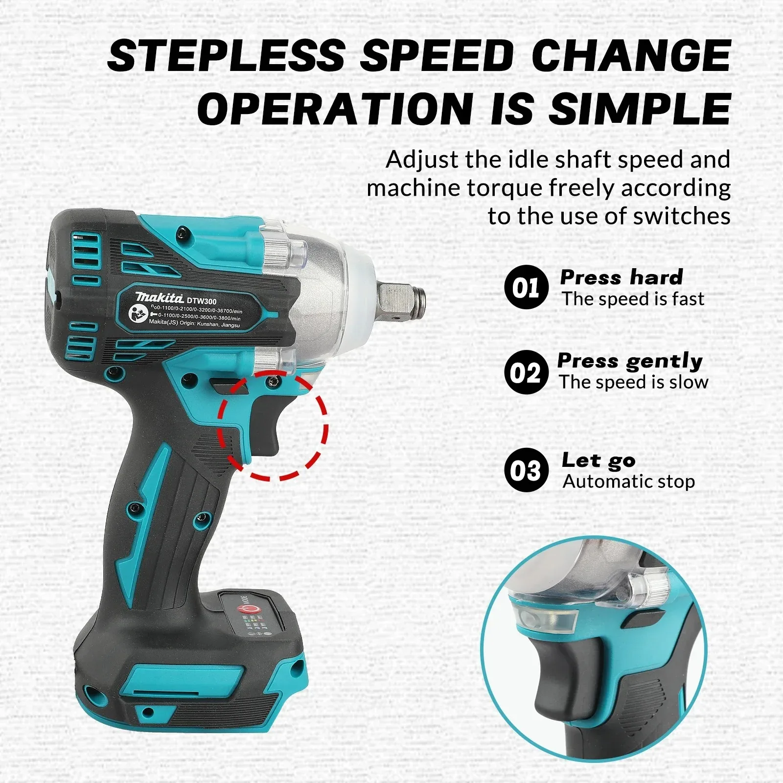 マキタ DTW300 18V ブラシレスコードレスインパクト - Makita Drill Dtw300 のレビューと価格