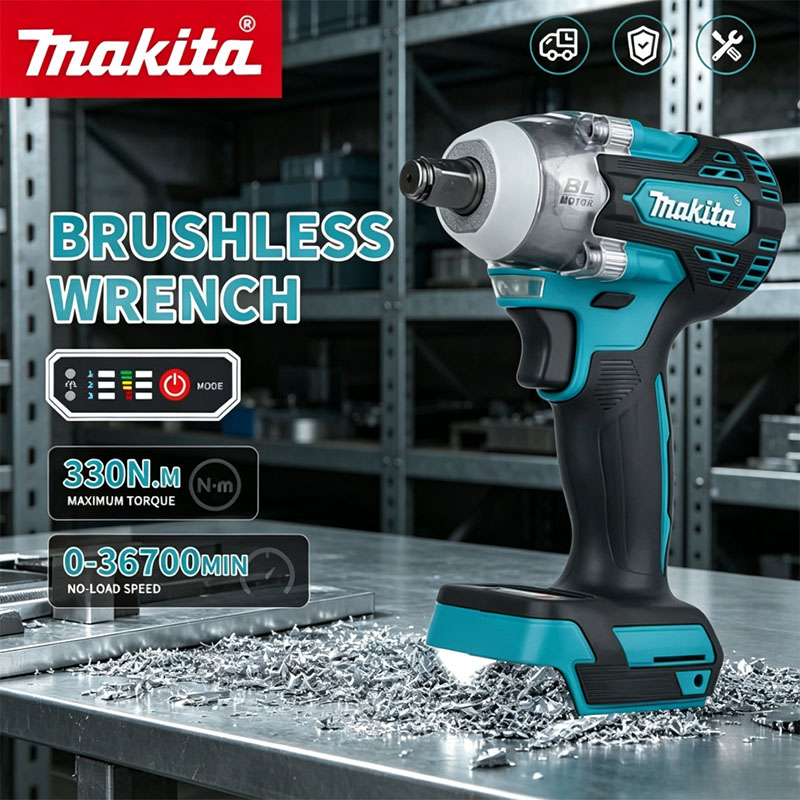 マキタ DTW300 18V ブラシレス高トルクコードレスイ - Makita Drill Dtw300 のレビューと価格