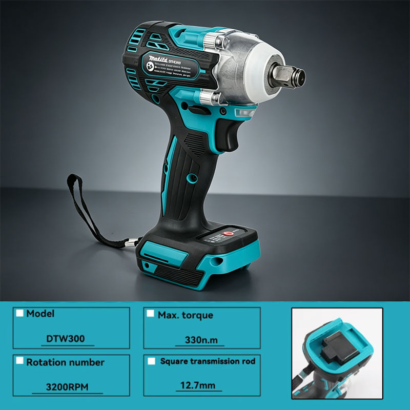 マキタ DTW300 18V ブラシレス高トルクコードレスイ - Makita Drill Dtw300 のレビューと価格