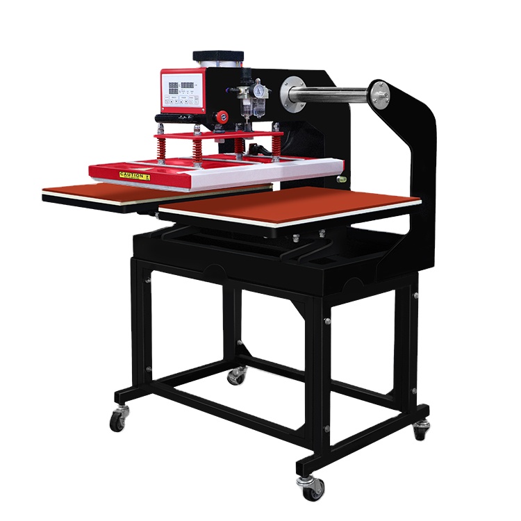 インテリジェントダブルワークステーション空気圧式ヒートプレス - Commercial Printing Machine For Shirts のレビューと価格