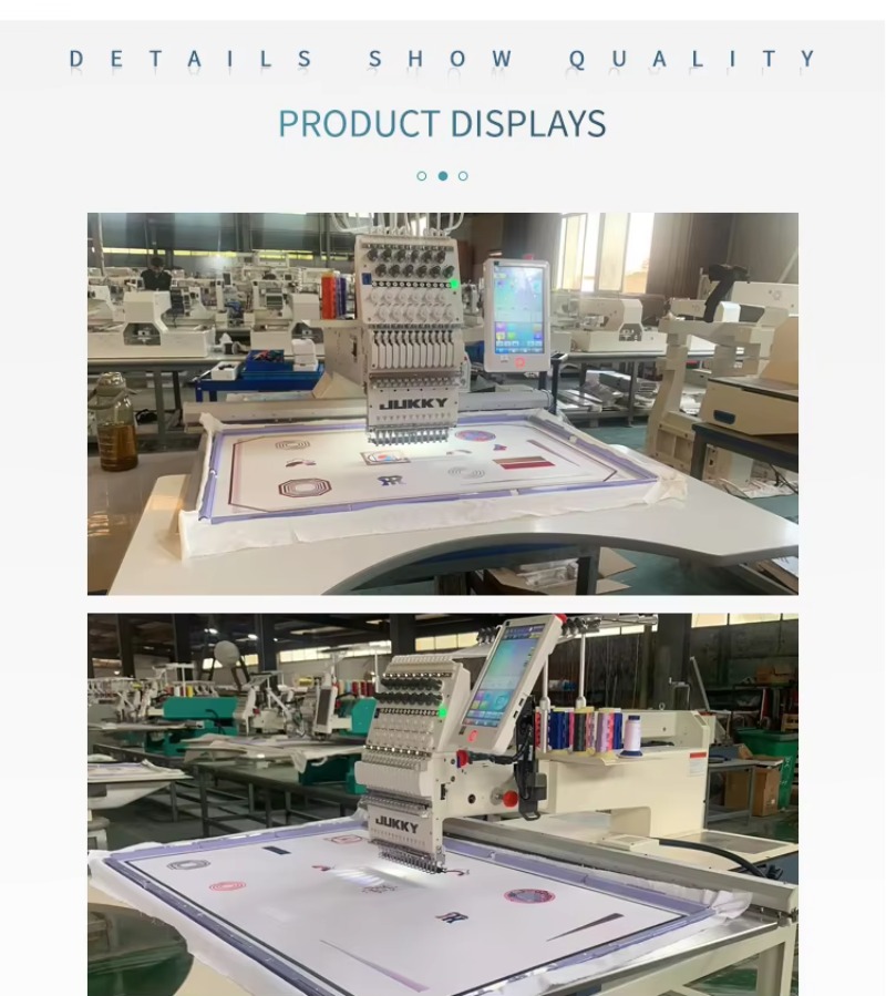 カスタマイズされた6ヘッド業務用刺繍機、Tシャツ印刷工場向け - Commercial Printing Machine For Shirts のレビューと価格