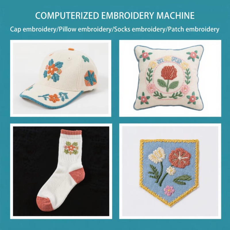 カスタマイズされた6ヘッド業務用刺繍機、Tシャツ印刷工場向け - Commercial Printing Machine For Shirts のレビューと価格