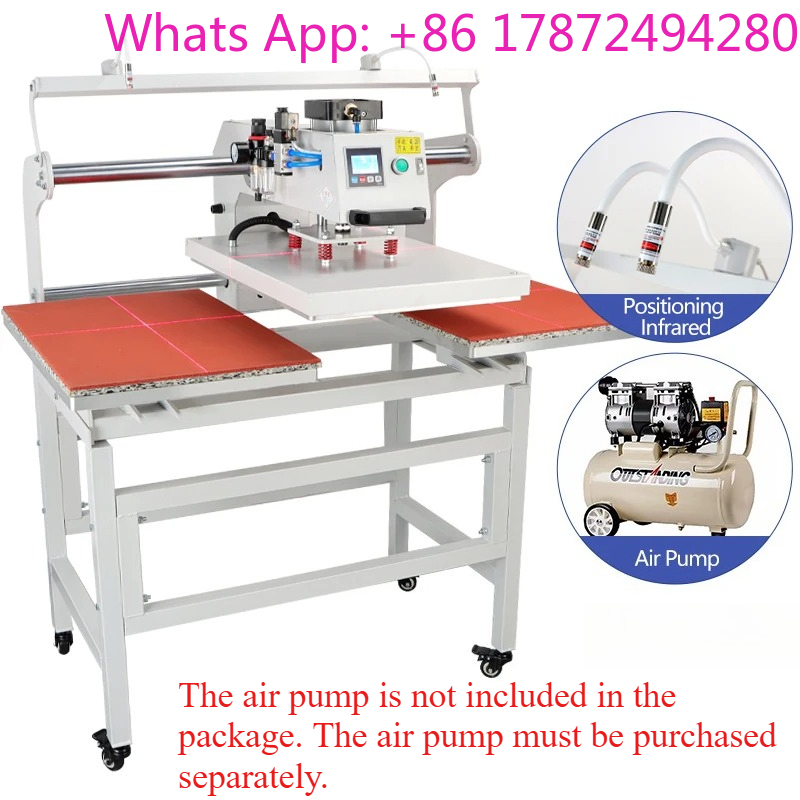 デュアル電動スライド式ホットスタンピングヒートプレス機（Tシ - Commercial Printing Machine For Shirts のレビューと価格