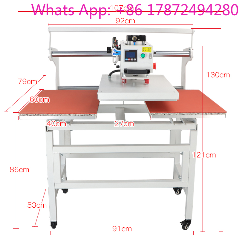 デュアル電動スライド式ホットスタンピングヒートプレス機（Tシ - Commercial Printing Machine For Shirts のレビューと価格