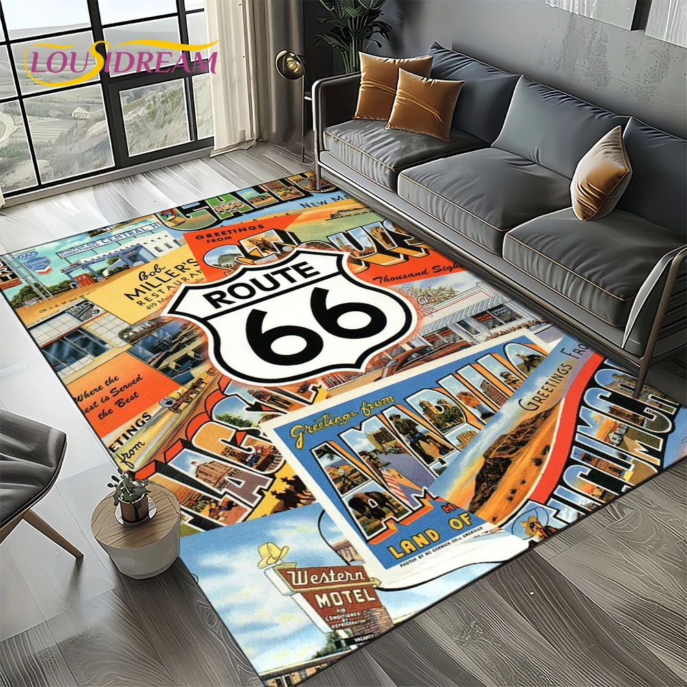 ルート 66 レトロアメリカ歴史的なマザーロード、マエ エス - Commercial Road Printing のレビューと価格