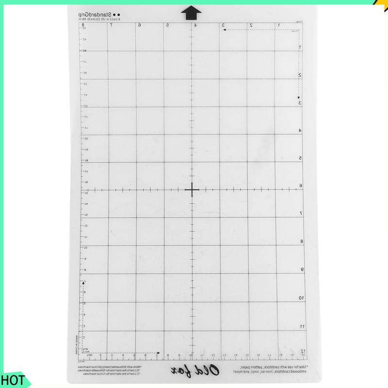 AWAH 12 個カッティングマット粘着マット測定グリッド付 - Plotter Cutting Mat のレビューと価格