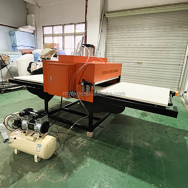 業務用空気圧式ダブルステーションヒートプレス機、Tシャツ印刷 - Commercial Printing Machine For Shirts のレビューと価格