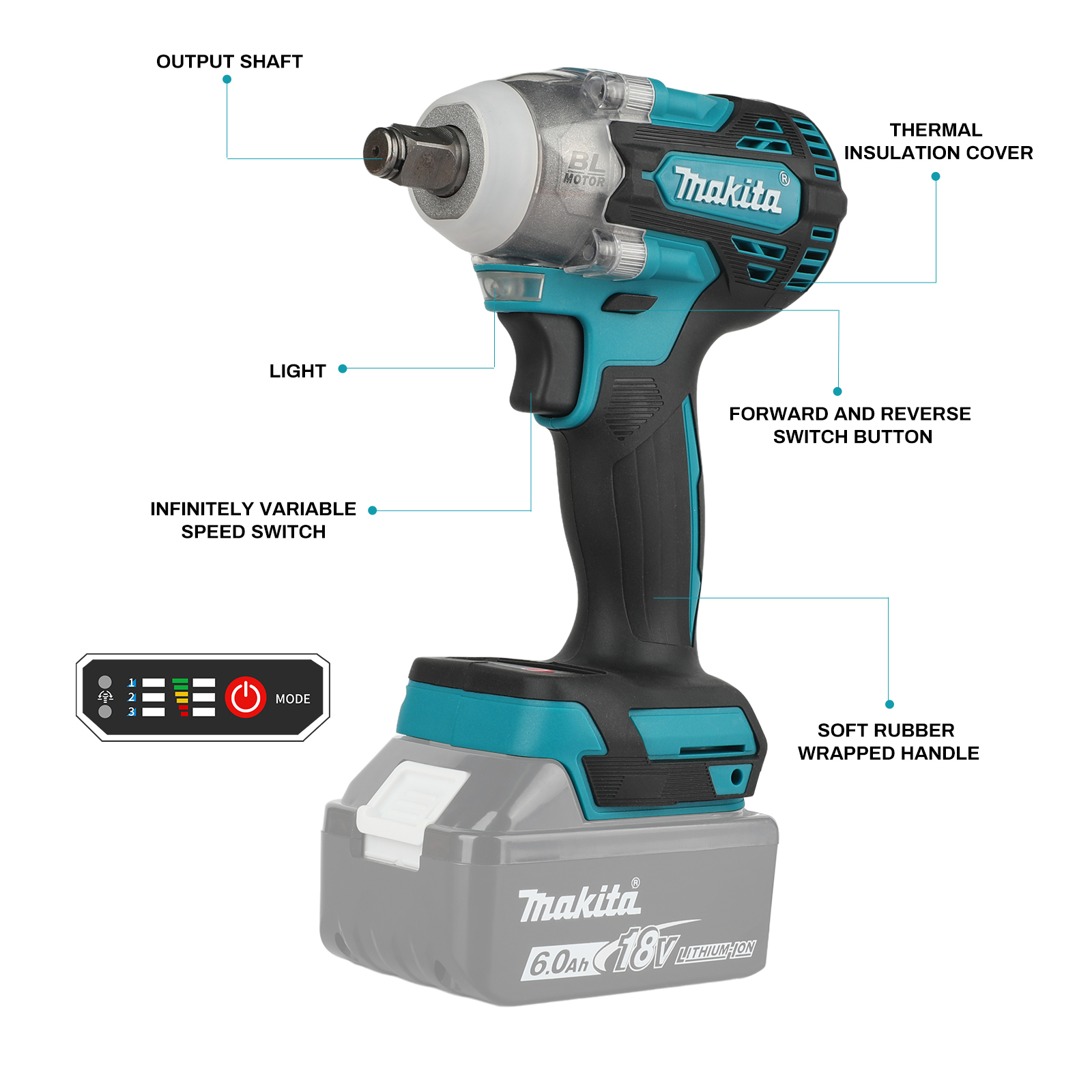 マキタ DTW300 コードレスインパクトレンチ 内蔵LED - Makita Drill Dtw300 のレビューと価格
